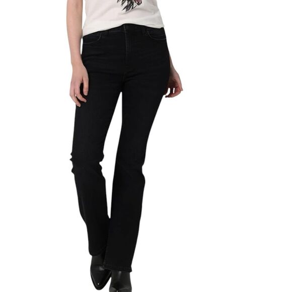 Wrangler Ladies' High-rise Bootcut Jeans, Black, size 14, NWT - Picture 1 of 8